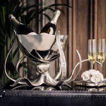 Wine Buckets, Coolers and Trays Silver Thread Champagne Holder & Wine  Cooler